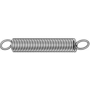 APPROVED VENDOR 1NAH2 Extension Spring Utility Steel 8 Overall Length 5/32 Outer Dia - PK 6 | AB2PKJ