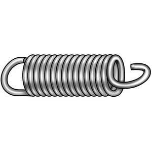 APPROVED VENDOR 1NAR2 Extension Spring Cot Steel 2 1/4 Overall Length 3/4 Outer Dia - PK 6 | AB2PMH