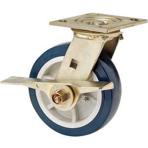 APPROVED VENDOR 1NUX5 Swivel Plate Caster With Brake 900 Lb 6 Inch Diameter | AB2UCP