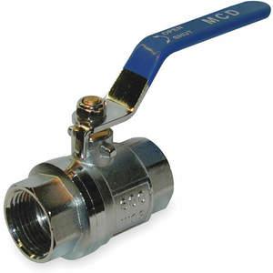 APPROVED VENDOR 1PYU2 Chrome-plated Brass Ball Valve Inline Fnpt 1-1/4 In | AB2ZKG
