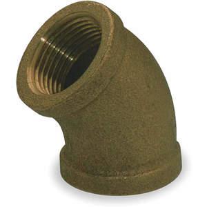 APPROVED VENDOR 1VEU9 Elbow 45 Degree Red Brass 3/4 Inch 150 Psi | AB3UFZ