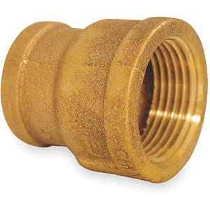 APPROVED VENDOR 6RCZ0 Reducing Coupling 1 x 1/2 Inch Red Brass | AF2CLY