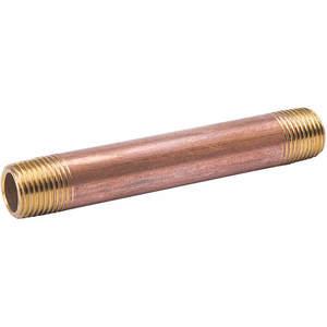 APPROVED VENDOR 4GTH3 Nipple Red Brass 1 1/2 x 12 In | AD7VZG
