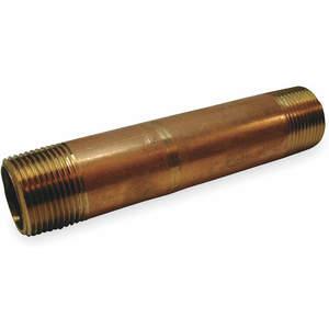 APPROVED VENDOR 1VHD6 Nipple Red Brass 2 1/2 x 6 Inch Threaded | AB3VFH