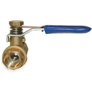 APPROVED VENDOR 1WMP1 Brass Ball Valve Inline Fnpt 1/2 In | AB4AZC