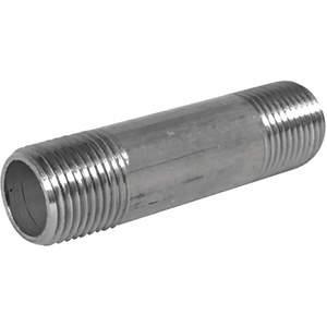 APPROVED VENDOR 1WZU7 Nipple 4 Inch Threaded 316 Stainless Steel | AB4CTF