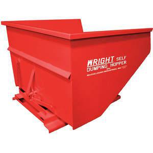 WRIGHT TOOL 20077 RED Self Dumping Hopper, 6000 lbs., Red | AF4XYR 9PA08