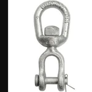 CHICAGO HARDWARE 21630 2 Swivel Jaw Eye Galvanised 3/4 In | AF2YZZ 6ZFN1