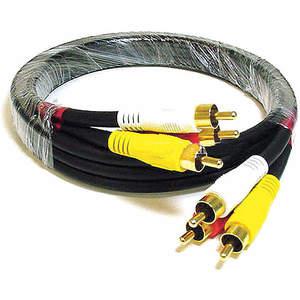 MONOPRICE 2196 Triple RCA Dubbing Cable RG59U 3 feet | AE6FAC 5RFY4