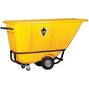 APPROVED VENDOR 21VK43 Tilt Truck Standard 1/2 Cu Yard 850 Lb. Yellow | AB6KUZ