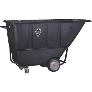 APPROVED VENDOR 21VK48 Tilt Truck Standard 1 Cubic Yard 1250 Lb. Black | AB6KVE