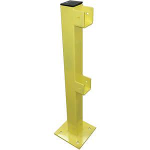 APPROVED VENDOR 22DN08 End Post 45 Inch Yellow Steel | AB6TCE