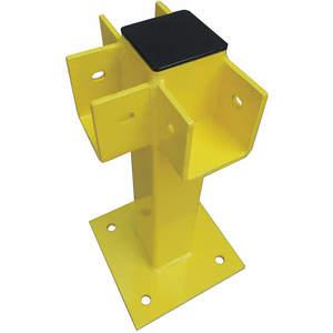 APPROVED VENDOR 22DN13 Three Way Post 21 Inch Yellow Steel | AB6TCK