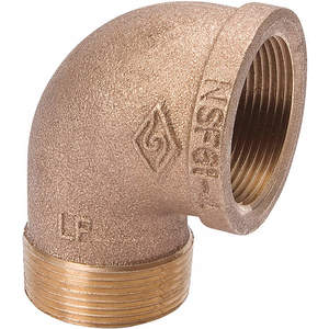 APPROVED VENDOR 22UL06 Street Elbow 90 3/8in Brass | AB7EXZ