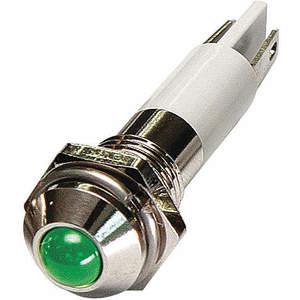 APPROVED VENDOR 24M050 Round Indicator Light Green 110vac | AB7YGY