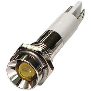 APPROVED VENDOR 24M052 Protrude Indicator Light Yellow 12vdc | AB7YHA