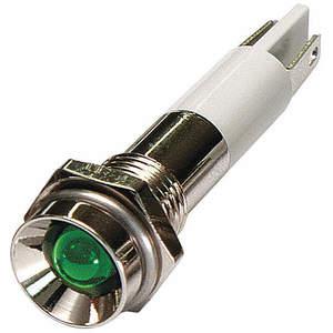 APPROVED VENDOR 24M059 Protrude Indicator Light Green 110vac | AB7YHH