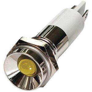 APPROVED VENDOR 24M085 Protrude Indicator Light Yellow 12vdc | AB7YJL