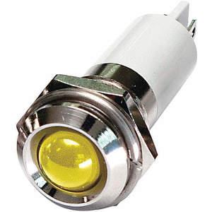 APPROVED VENDOR 24M110 Round Indicator Light Yellow 12vdc | AB7YKM