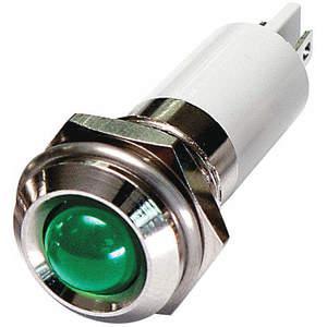APPROVED VENDOR 24M111 Round Indicator Light Green 12vdc | AB7YKN