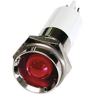 APPROVED VENDOR 24M124 Protrude Indicator Light Red 110vac | AB7YLC
