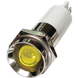 APPROVED VENDOR 24M119 Protrude Indicator Light Yellow 12vdc | AB7YKX