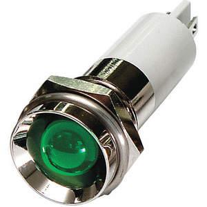 APPROVED VENDOR 24M120 Protrude Indicator Light Green 12vdc | AB7YKY
