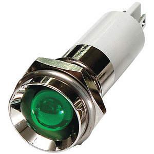 APPROVED VENDOR 24M126 Protrude Indicator Light Green 110vac | AB7YLE