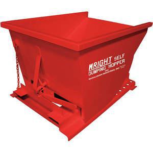 WRIGHT TOOL 2577 RED Self Dumping Hopper, 4000 lbs., Red | AF4VKE 9LEZ2