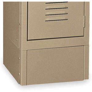 APPROVED VENDOR 4RZR7 Locker Front Base Width 18 Inch Height 6 Inch Tan | AD9HZJ