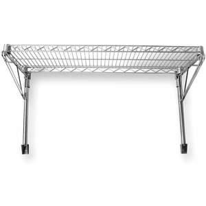 APPROVED VENDOR 2HGD2 Wall Shelving, 14 H x 36 W x 14 D, Steel, Chrome Plated | AC2AVJ