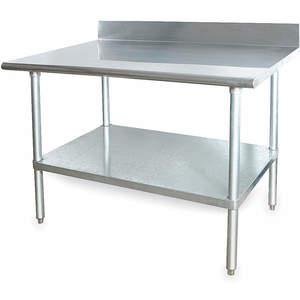 APPROVED VENDOR 2KRD7 Adjustable Worktable W 72 Depth 30 Stainless Steel With Shelf | AC2JQY