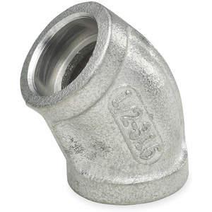SHARON PIPING S5034F 003 Elbow 45 Degree 3/8 Inch 304 Stainless Steel | AC3KGB 2UB96