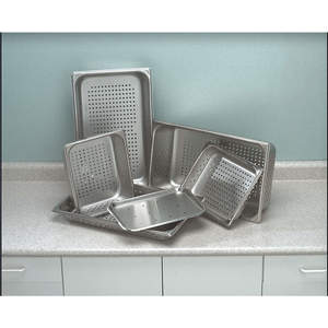 VOLLRATH 3022-3 Perforated Tray 2.5 x 10 3/8 x 12.75 304 Stainless Steel | AC9XTP 3LER1