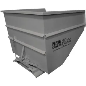 WRIGHT TOOL 30077 GRAY Self Dumping Hopper, Medium Duty, 5000 lbs., Gray | AD8PNX 4LLL9