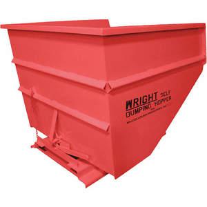 WRIGHT TOOL 30077 RED Self Dumping Hopper, Medium Duty, 5000 lbs., Red | AD8PNY 4LLN1