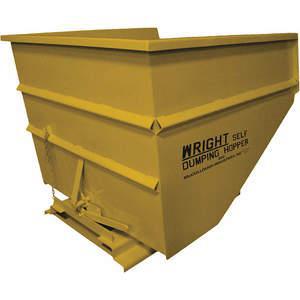 WRIGHT TOOL 30077 YELLOW Self Dumping Hopper, Medium Duty, 5000 lbs., Yellow | AD8PNZ 4LLN2