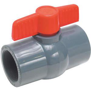 APPROVED VENDOR 32H958 Pvc Ball Valve Inline Fnpt 1-1/2 In | AC6AEP