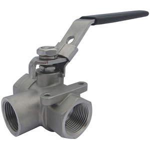 APPROVED VENDOR 32H987 Stainless Steel Ball Valve Fnpt 3/8 In | AC6AFW