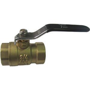 APPROVED VENDOR 32J028 Brass Ball Valve Inline Fnpt 3/8 In | AC6AHP