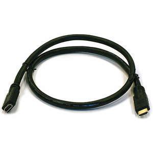 MONOPRICE 3341 HDMI-Verlängerungskabel Schwarz 3 Fuß 24AWG | AE6EYC 5RFG4