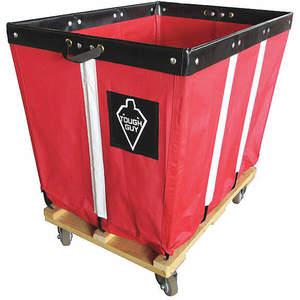 APPROVED VENDOR 33W307 Basket Truck 10 Bu. Capacity Red 36 Inch Length | AC6GQG
