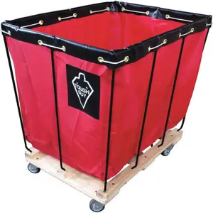 APPROVED VENDOR 33W324 Basket Truck 12 Bu. Capacity Red 36 Inch Length | AC6GQZ