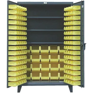 STRONG HOLD 46-BBS-243 Bin Cabinet, 78 x 48, 3 Shelves, 164 Bins | AD2PYH 3THT6