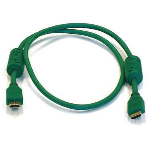 MONOPRICE 3950 HDMI Cable Standard Speed Green 3ft 28AWG | AE7JKC 5YMH4