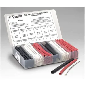 APPROVED VENDOR 3ULU8 86 Piece Thin Wall Heat Shrink Tube Kit | AD2UYU