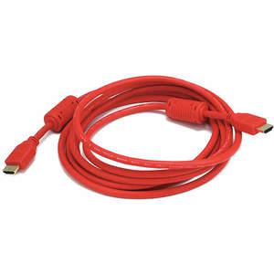 MONOPRICE 4027 HDMI Cable High Speed Red 10ft. 28AWG | AE6EXW 5RFF8