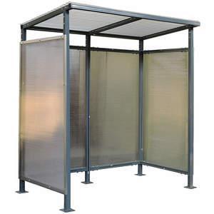 APPROVED VENDOR 49P403 Smokers Shelter 84in H x 77in W x 46in D | AD6RFY