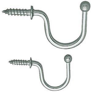 APPROVED VENDOR 4CRX2 Wire Hook Load Rated 304 Stainless Steel - Pack Of 5 | AD6ZEL
