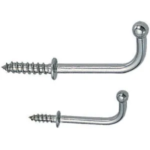 APPROVED VENDOR 4CRX7 Wire Hook Load Rated 304 Stainless Steel - Pack Of 10 | AD6ZER